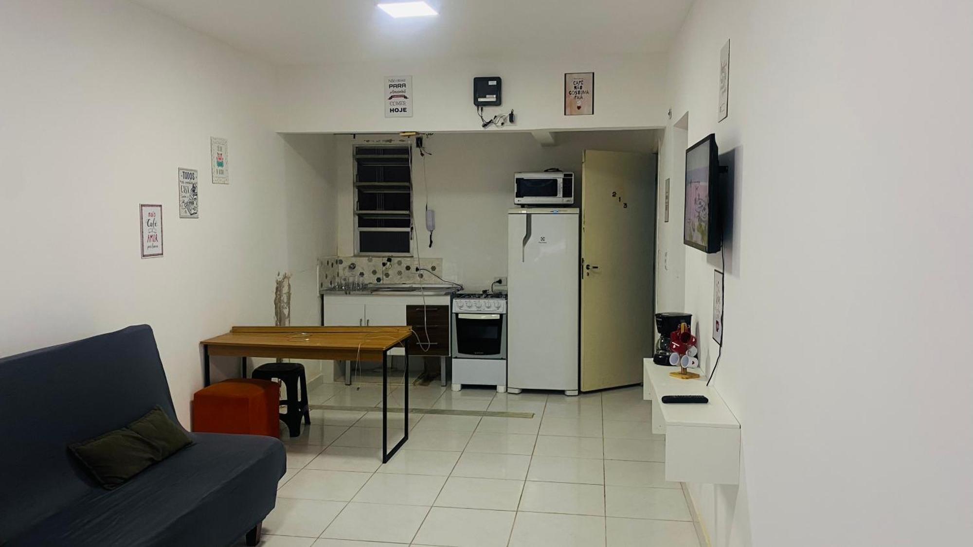 Apartamento Kit Net Pe Na Areia Πράια Γκράντε Εξωτερικό φωτογραφία